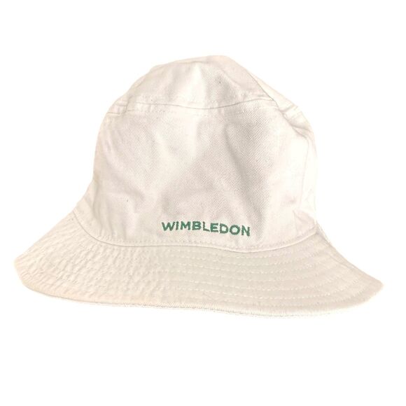 WIMBLEDON Strawberry Bucket Hat White Small/Medium NEW NWT main image 5